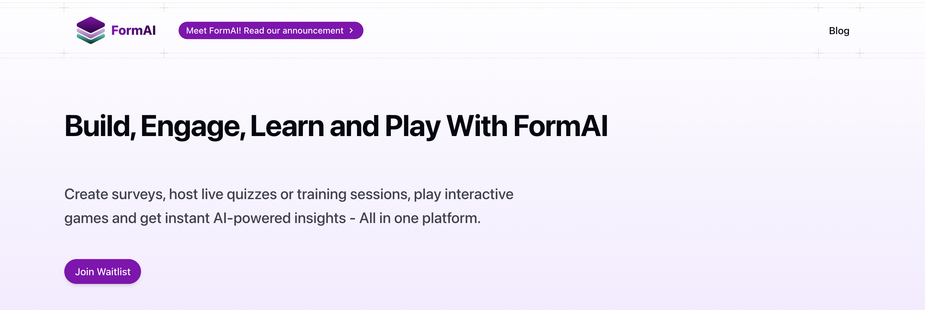 FormAI Platform Hero Image